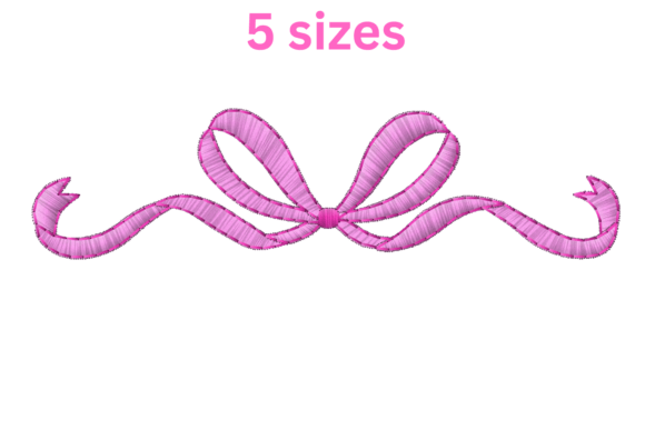 Download Wonderful Bow Embroidery Design - Bow embroidery Collection
