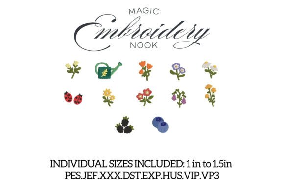 Download Mini Floral Garden Bundle X 13 Designs - Premium Resources