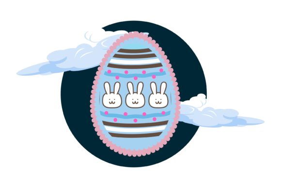 Download Easter Egg Beauty Decor Scalloped Edge - Scalloped edge Collection